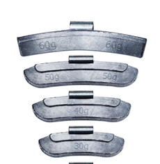 Грузик балансировочный для стальных дисков свинцовый 0-5 гр (200 шт. кор.)